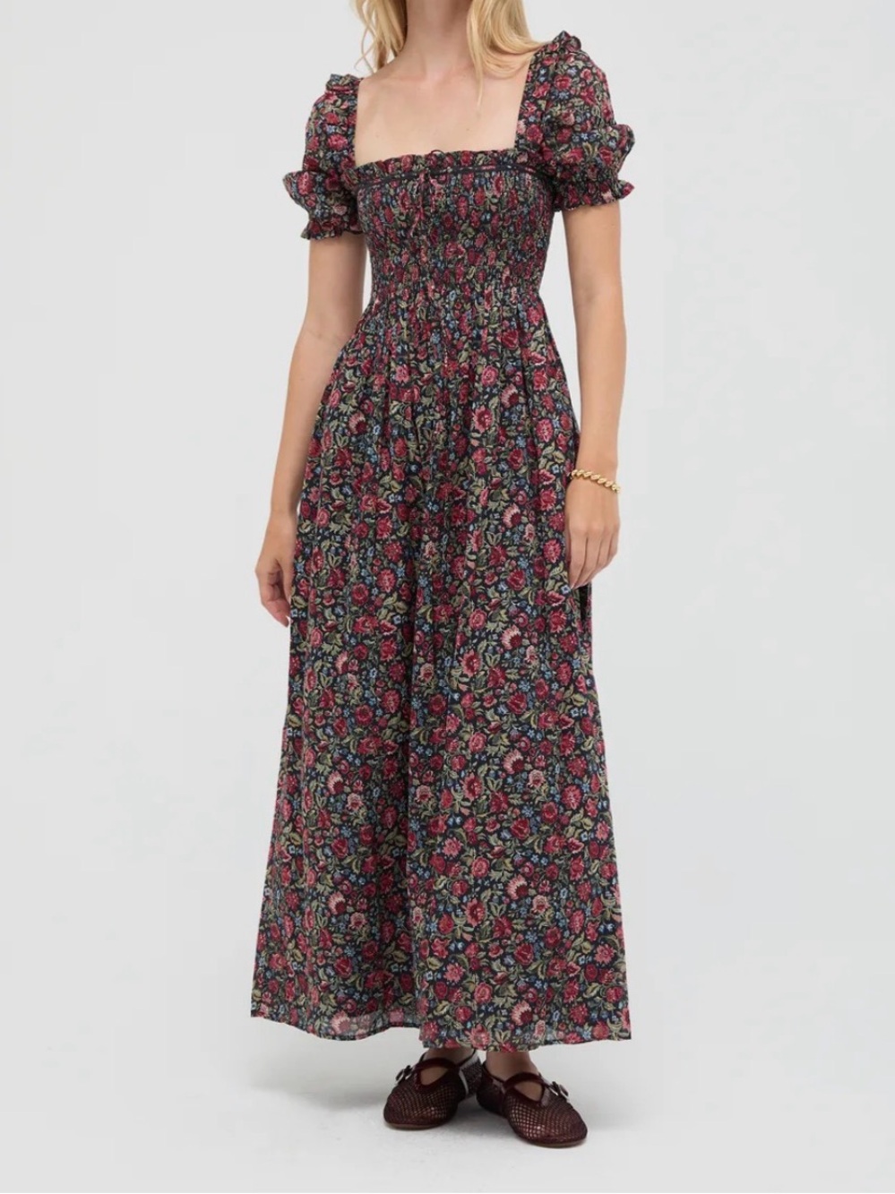 NWT Hill House The Scarlett Nap Dress - Jacobean Sprig